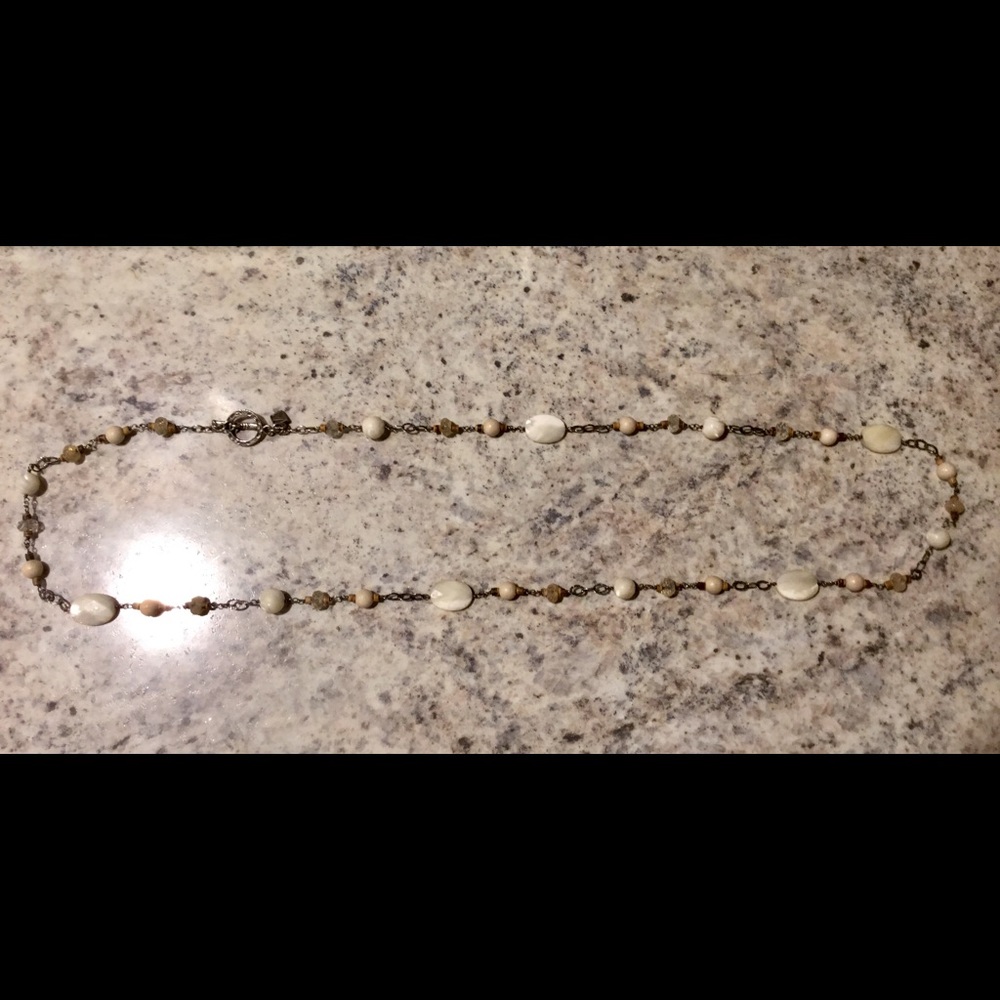 SILPADA STERLING MOTHER PEARL NECKLACE